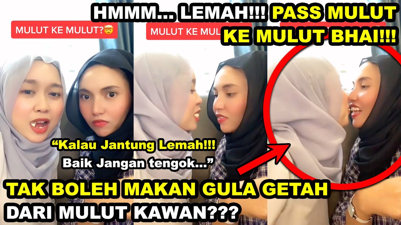 AWEK TIKTOK | Tak Boleh Makan Gula Getah DARI MULUT KAWAN??? Hmm...LEMAH!!!
