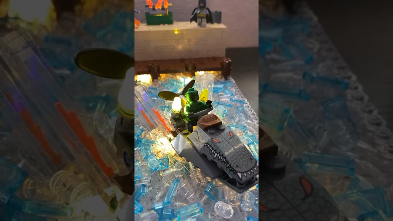 AWESOME Lego Batman Build Based Off The Video Game!