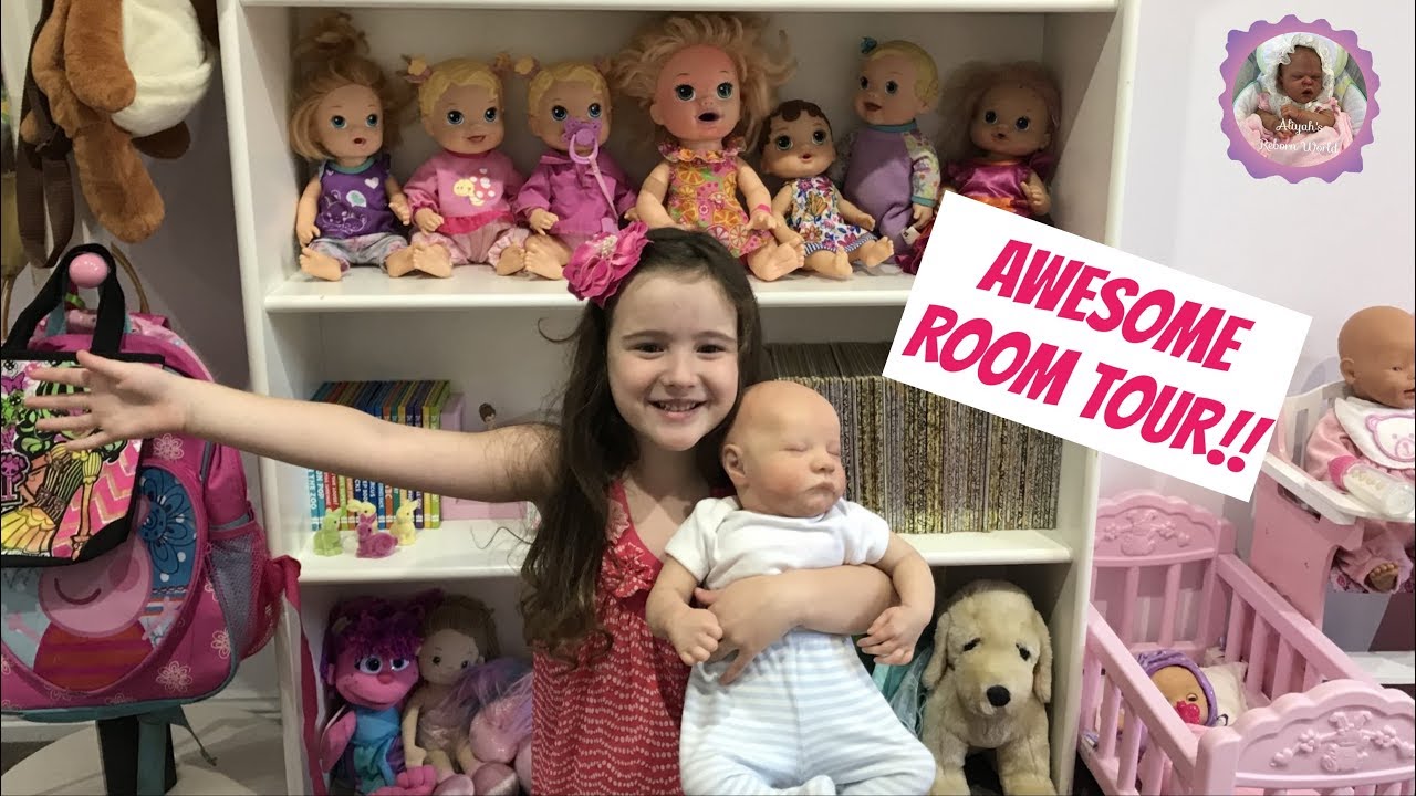 AWESOME LITTLE GIRLS ROOM TOUR WITH ALIYAH AND HER REBORNS