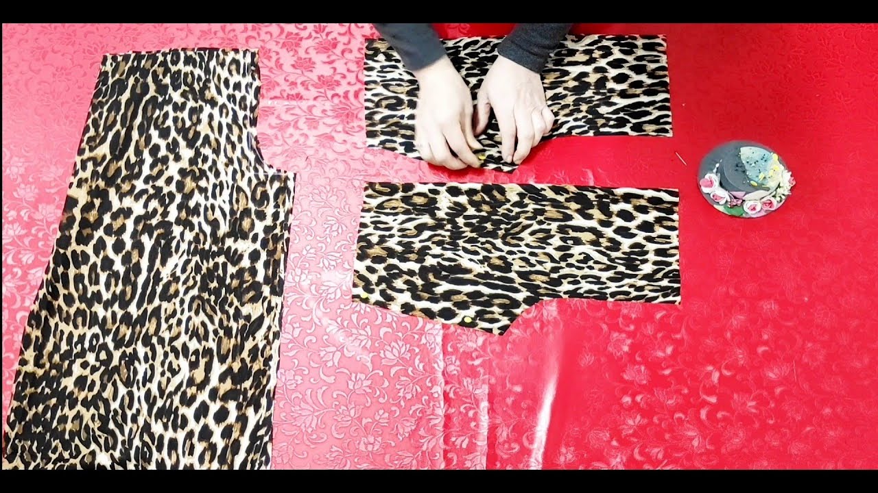 AWESOME PROJECT WITH LESS FABRIC..10 minutes /whether you sew a dress or a blouse