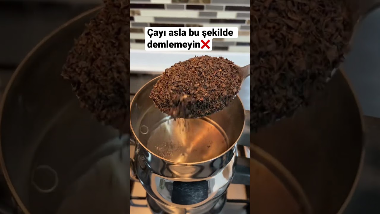 Çayı asla böyle demlemeyin❌ videonun ikinci kısmı çayın en doğru demleme yöntemi 🫶🏻