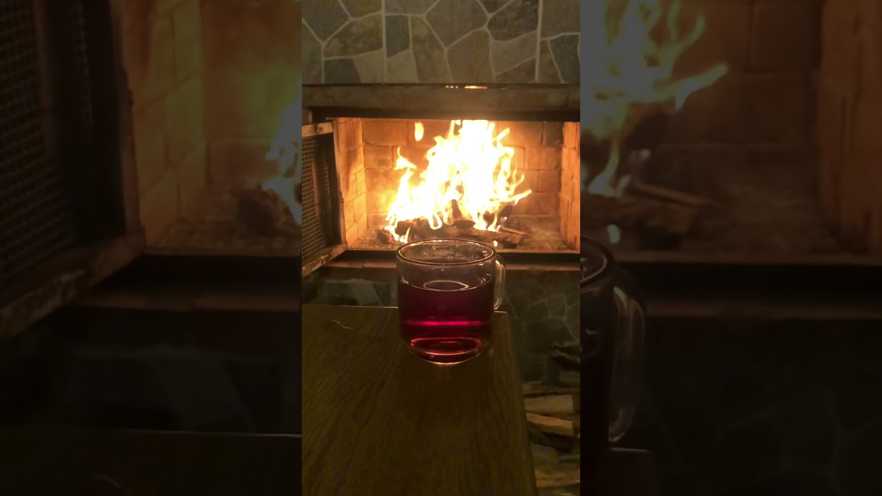 Çay ve şömine