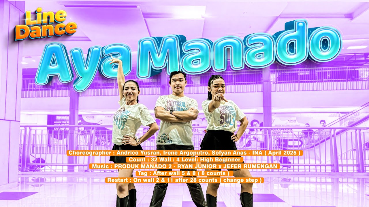 AYA MANADO - LINE DANCE - ULD MANADO SQUAD