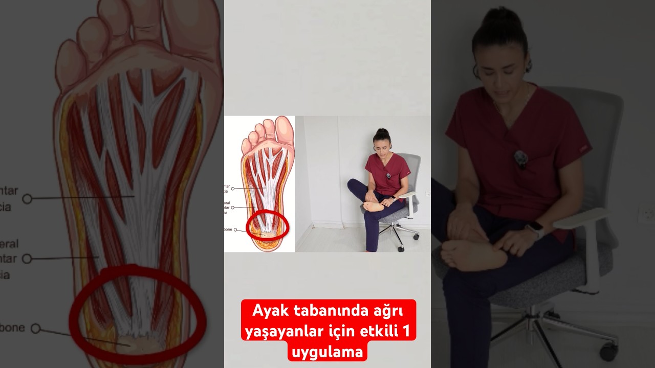 Ayak tabanında ağrı yaşayanlar için etkili 1 uygulama #aktifizyo #fiziktedavi #ayakağrısı