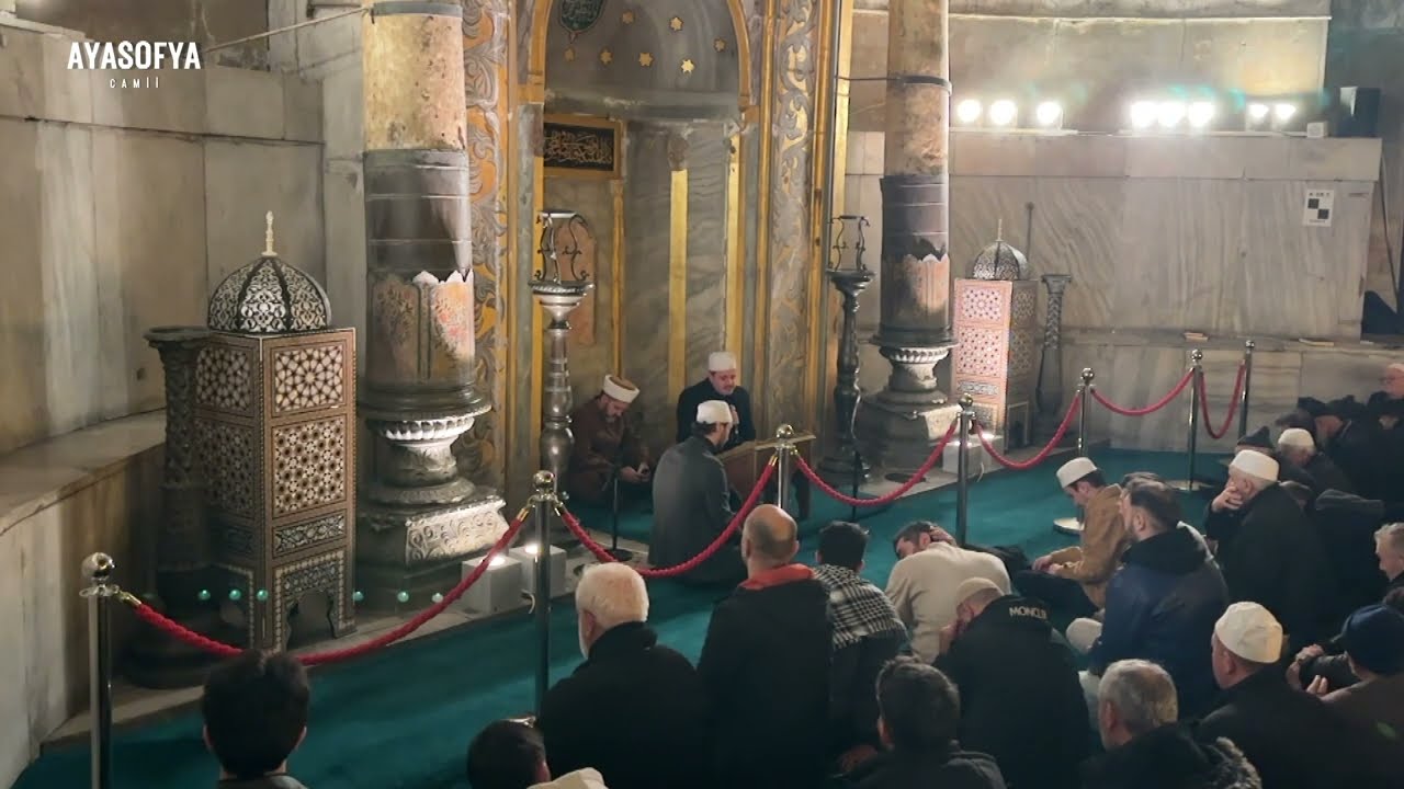 Ayasofya Camii Regaib Gecesi Programı 2025