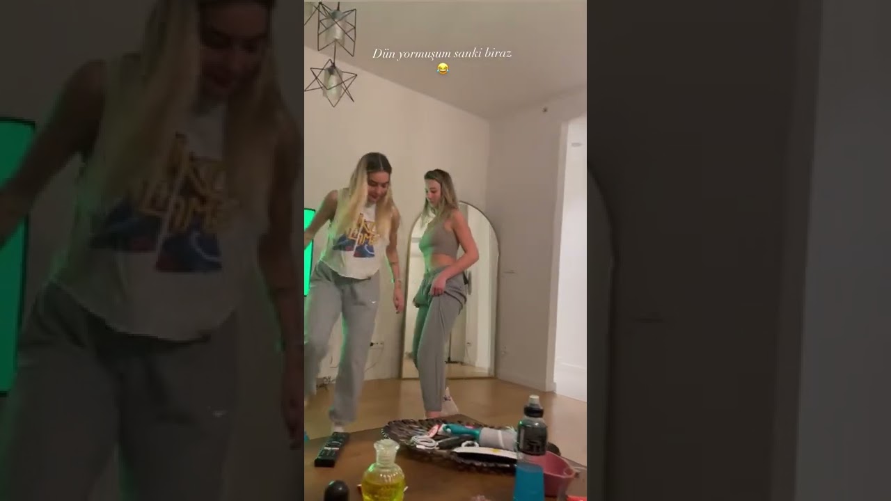 Aycan Yanaç futbolcu tekniğini her yerde kullanıyor