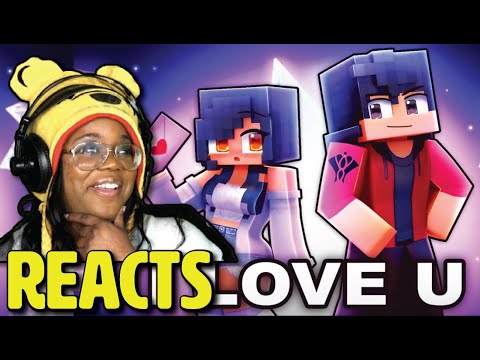 AyChristene Reacts I Love U  Loving Caliber Aphmau Official Aphmau