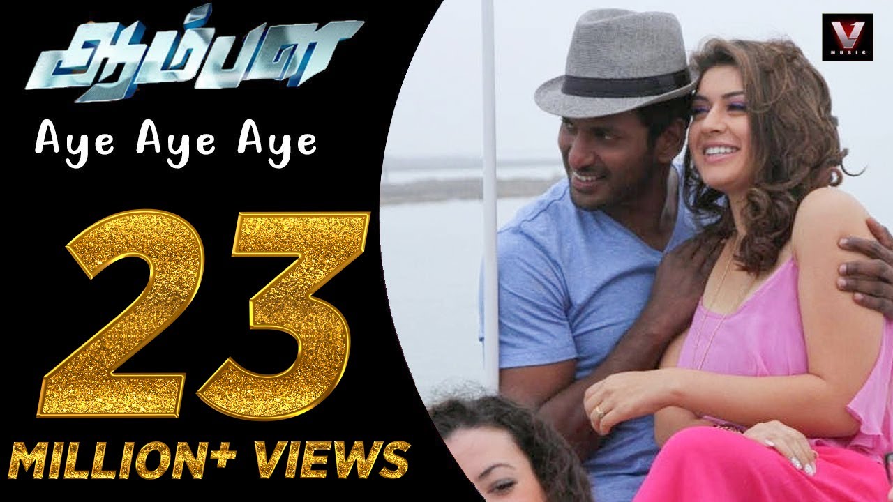 Aye Aye Aye - Official Video Song | Aambala | Vishal,Hansika | Sundar C | Hiphop Tamizha
