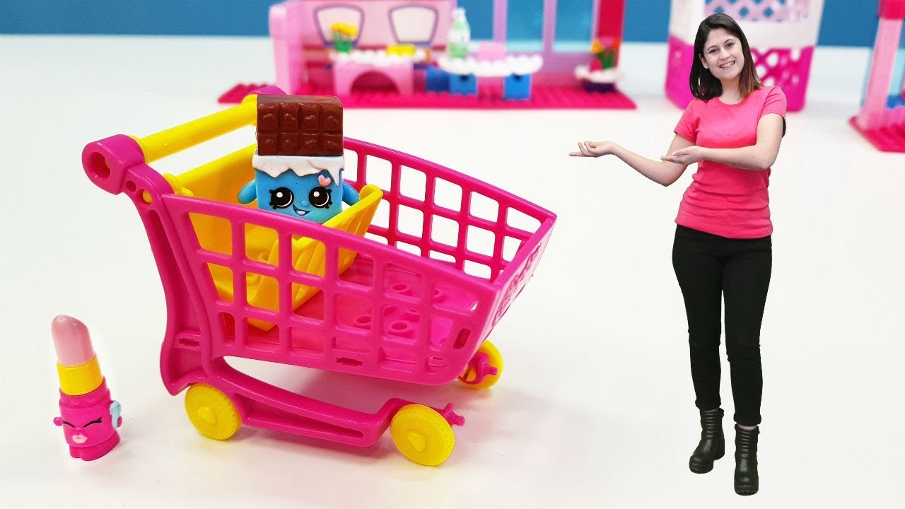 Ayşe Shopkins Mini Market'i kuruyor! Kız oyunu