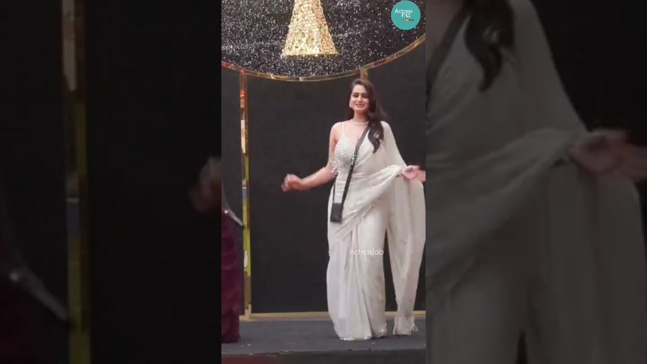 Ayesha Khan BB Finale Hot Sexy White Saree Complete Edit