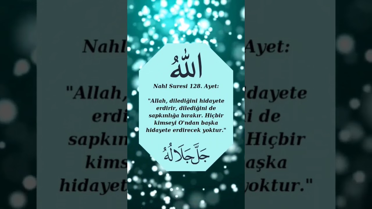 Ayeti kerime.