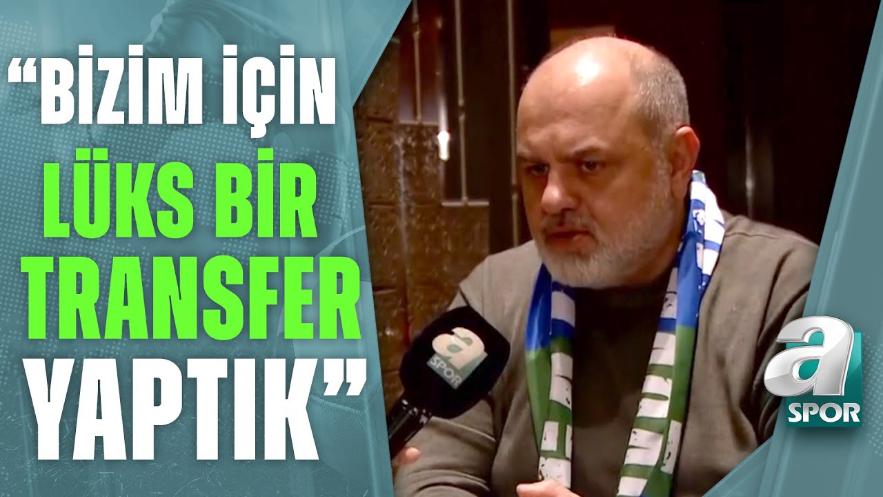 Çaykur Rizespor Başkanı Tahir Kıran: 