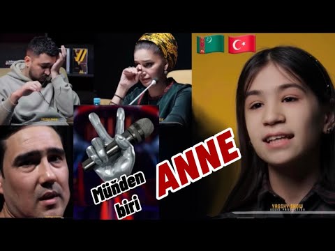 Aymahrem Akmyradowa Anne 🇹🇲🇹🇷 Yagshy Goshunow  Müňden biri O Ses Türkiye Ovoz Bolalar голос дети