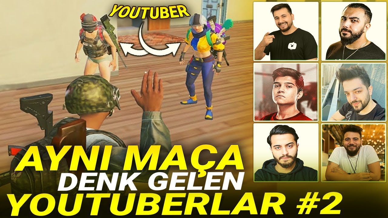 AYNI MAÇA DENK GELEN YOUTUBERLAR #2 / BARIŞ G, MEZARCI, ERSİN YEKİN, DOCH, VURAL ÜZÜL, EGOİST PATİ