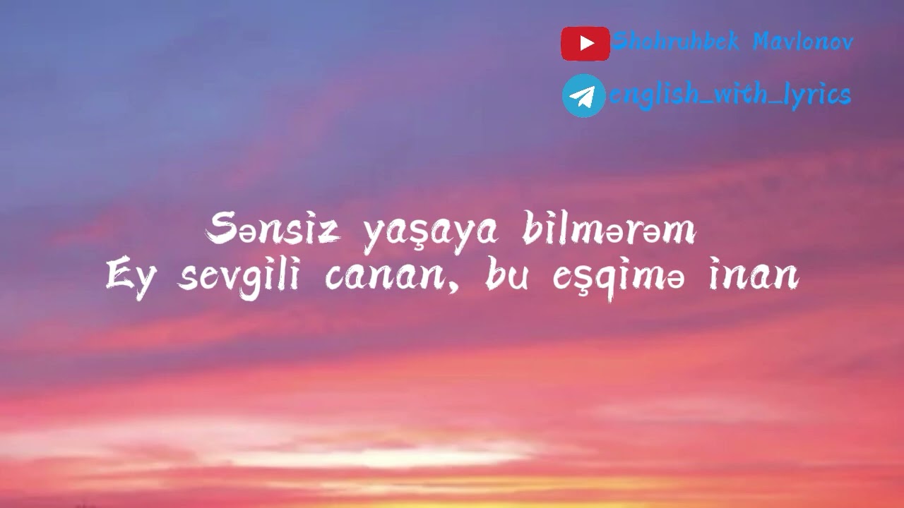 Aysel Elizade - Yandirdin kalbimi (Lyrics video)
