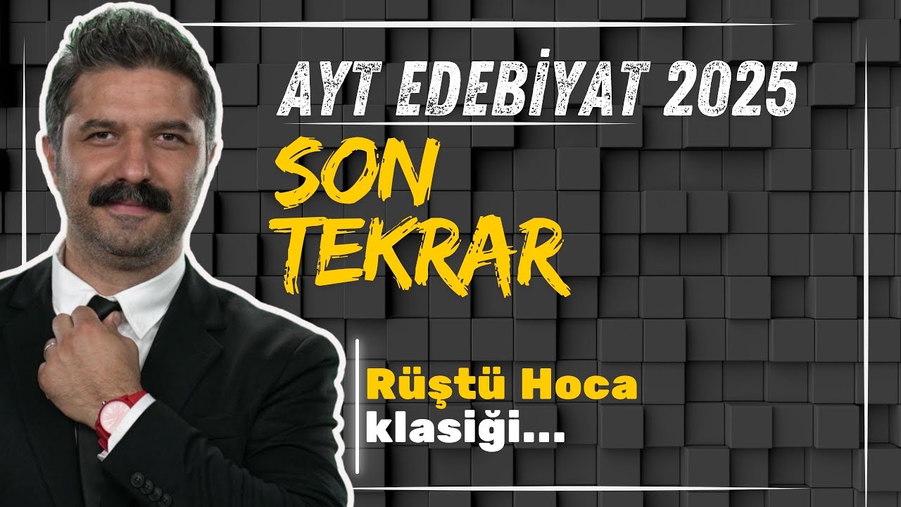 AYT Edebiyat Son Tekrar
