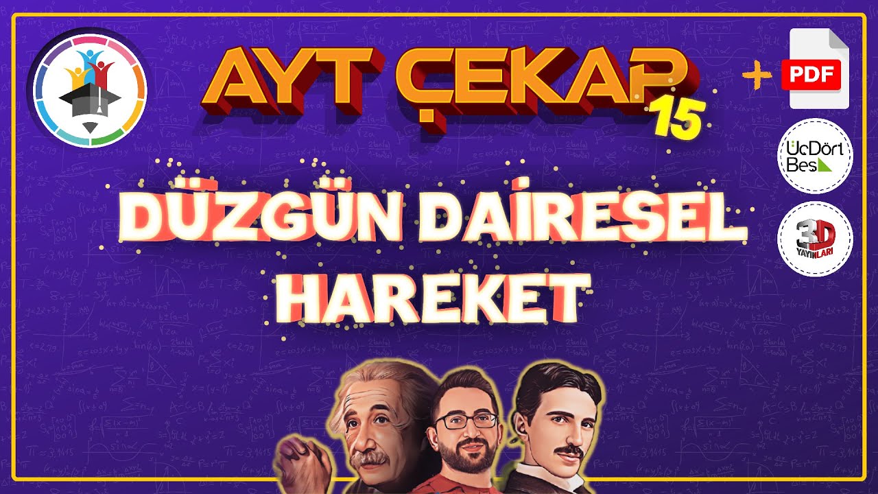 AYT Fizik ÇEKAP -15 | Düzgün Dairesel Hareket | 2023 #çekapfizik