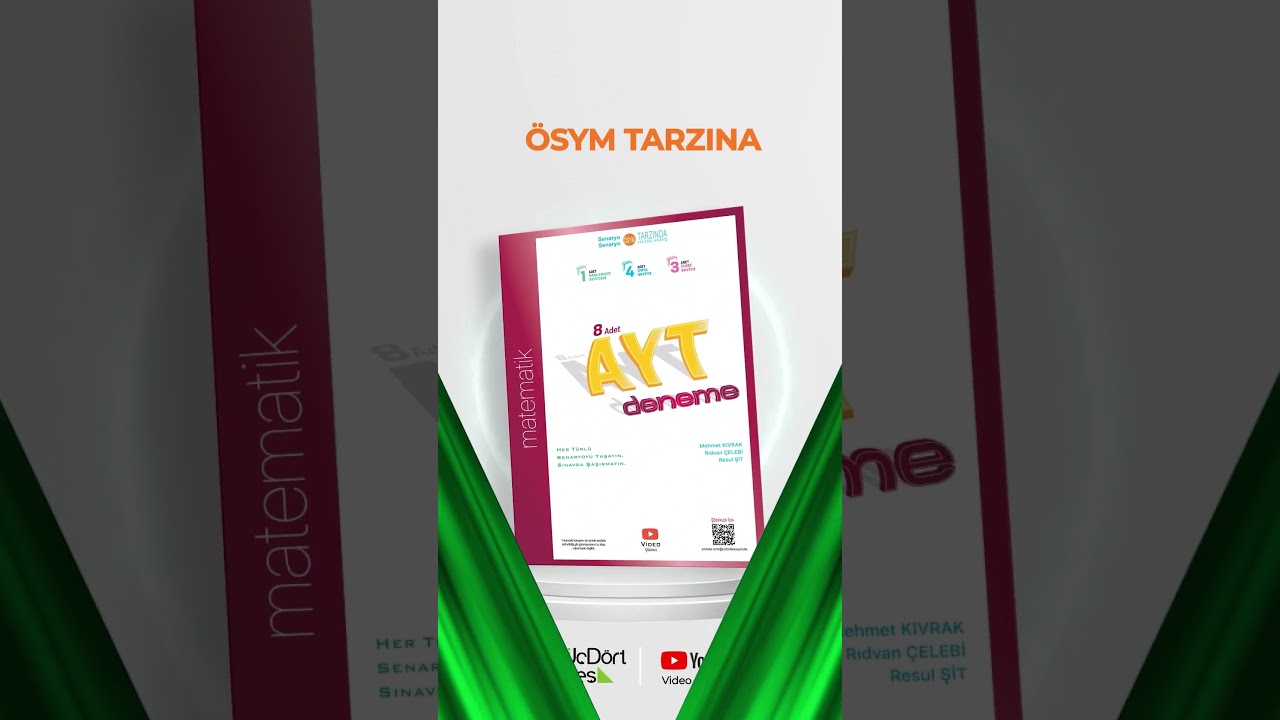 AYT Matematik denemelerimiz, ÖSYM tarzına en yakın olmak için güncellendi 💚👌🏼