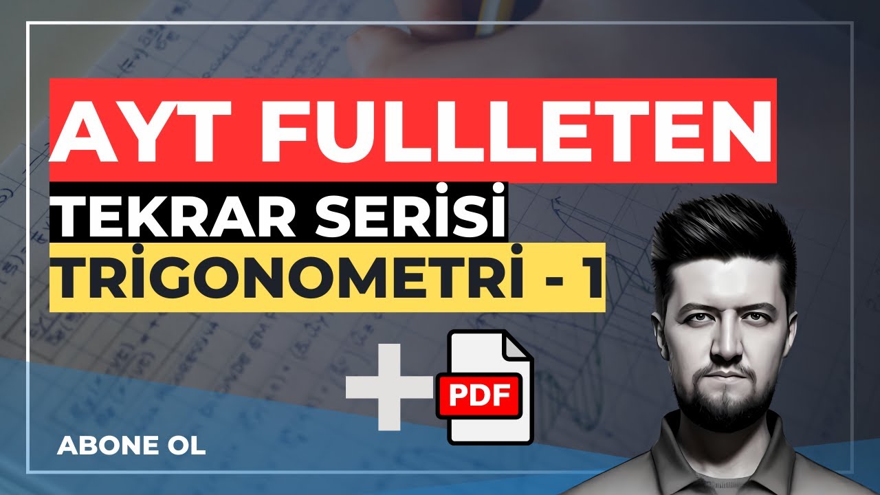 AYT Matematik FULL | Trigonometri - 1 Sorularla Genel Tekrar