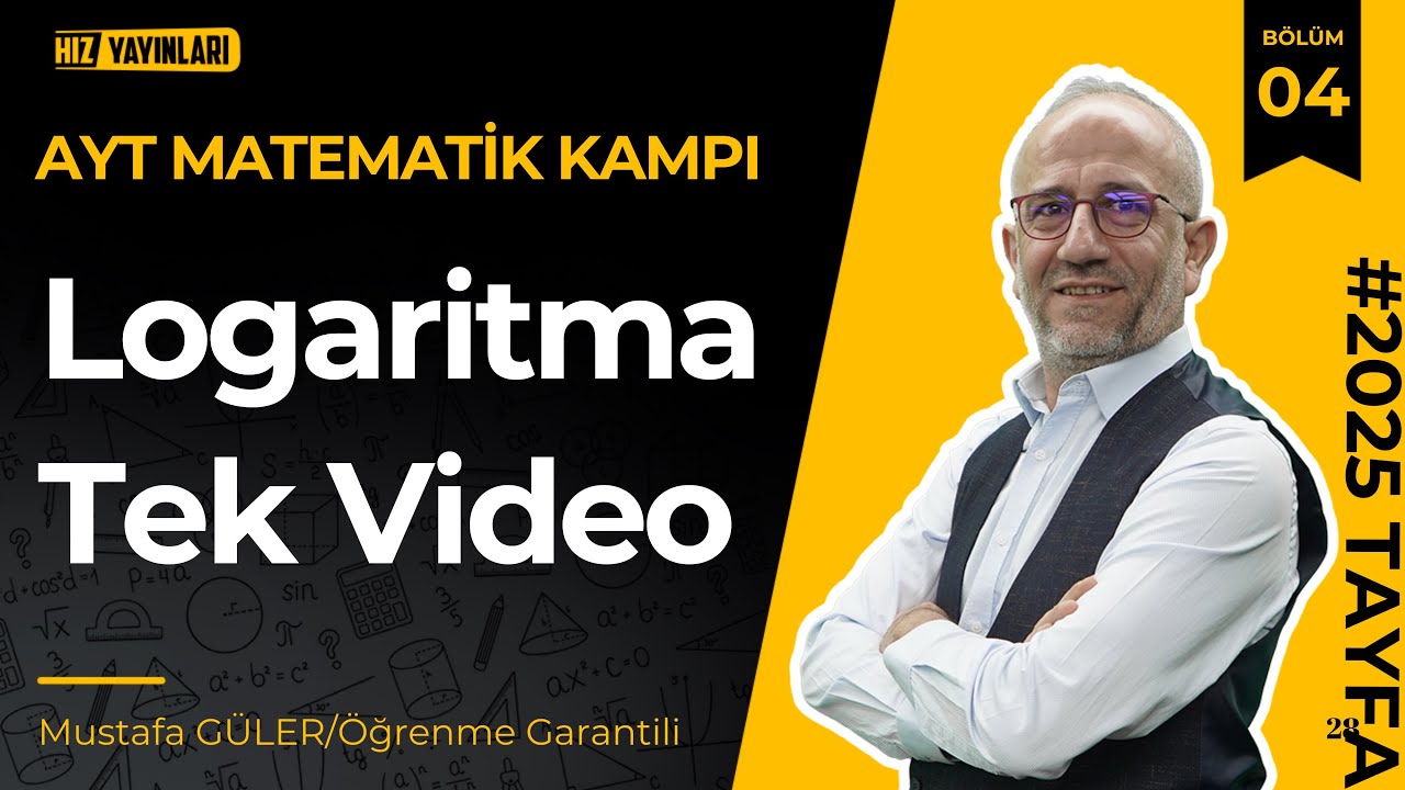 Ayt-12 Logaritma Tamamı | Tek Video #öğrenmegarantili