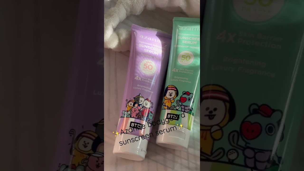 #azarine #bodysunscreen #bt21 #skincare