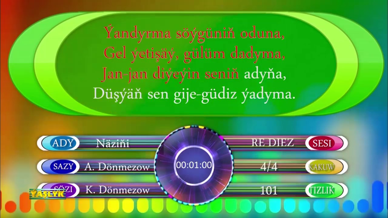 Azat Donmezow - Nazini (Karaoke)