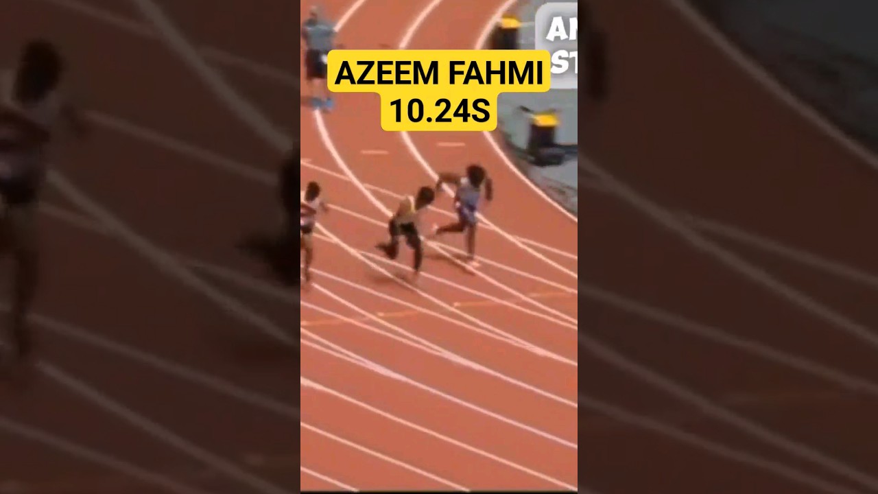 AZEEM FAHMI 10.24S WORLD CHAMPIONSHIP BUDAPEST 2023