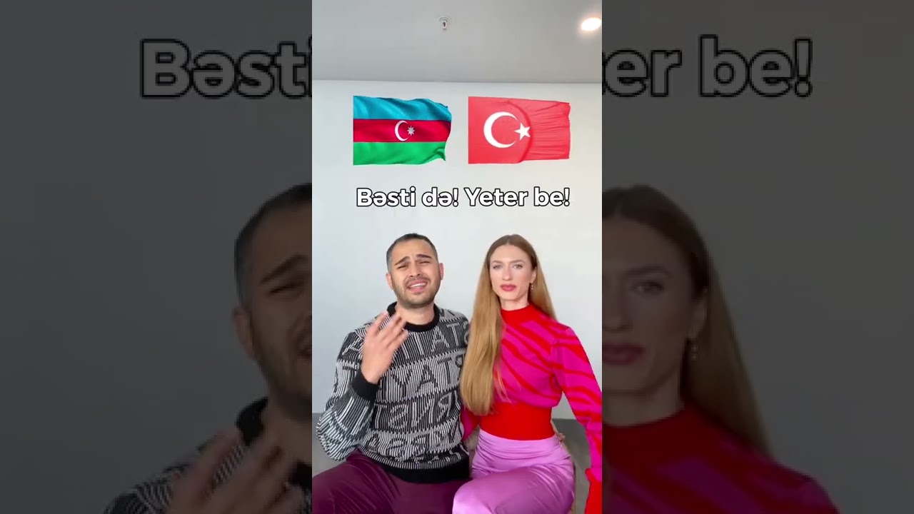 Azerbaycan Türkçesi vs Türkiye Türkçesi Oha?? @imgoshka #shorts
