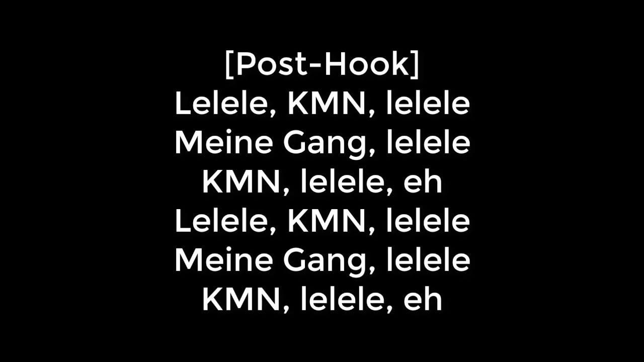Azet - Patte fließt (Lyrics)