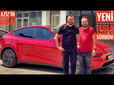 AZİZ KANCAR’IN KIRMIZI TESLASINI İNCELEDİK! | 0-100 HIZLANMASI | OTOMATİK VİTES DEĞİŞTİRME | VLOG