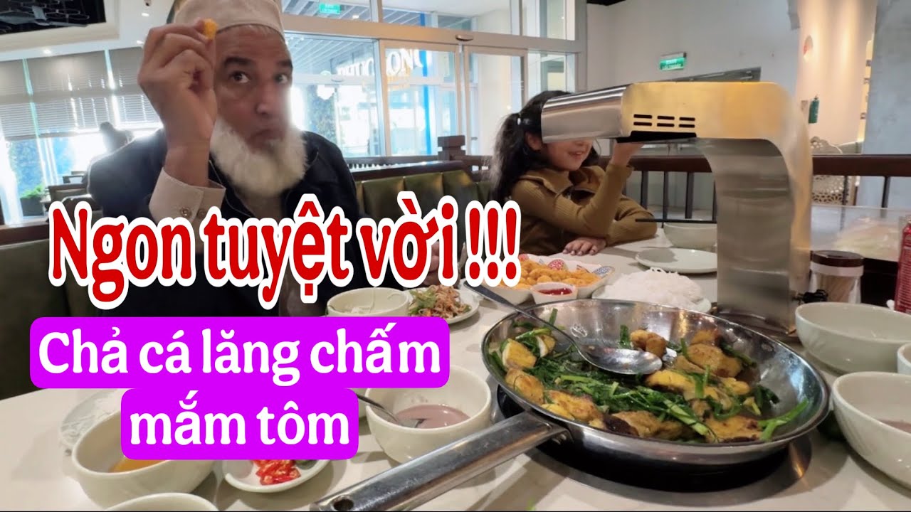 Bố chồng khen nức nở món chả cá lăng chấm mắm tôm Việt Nam 💥Lấy chồng Pakistan 🇵🇰