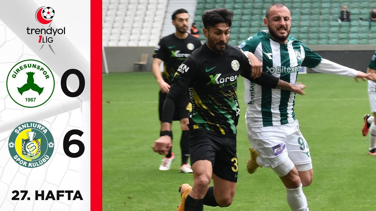 B. Giresunspor (0-6) ASTOR Enerji Şanlıurfaspor - Highlights/Özet | Trendyol 1. Lig - 2023/24