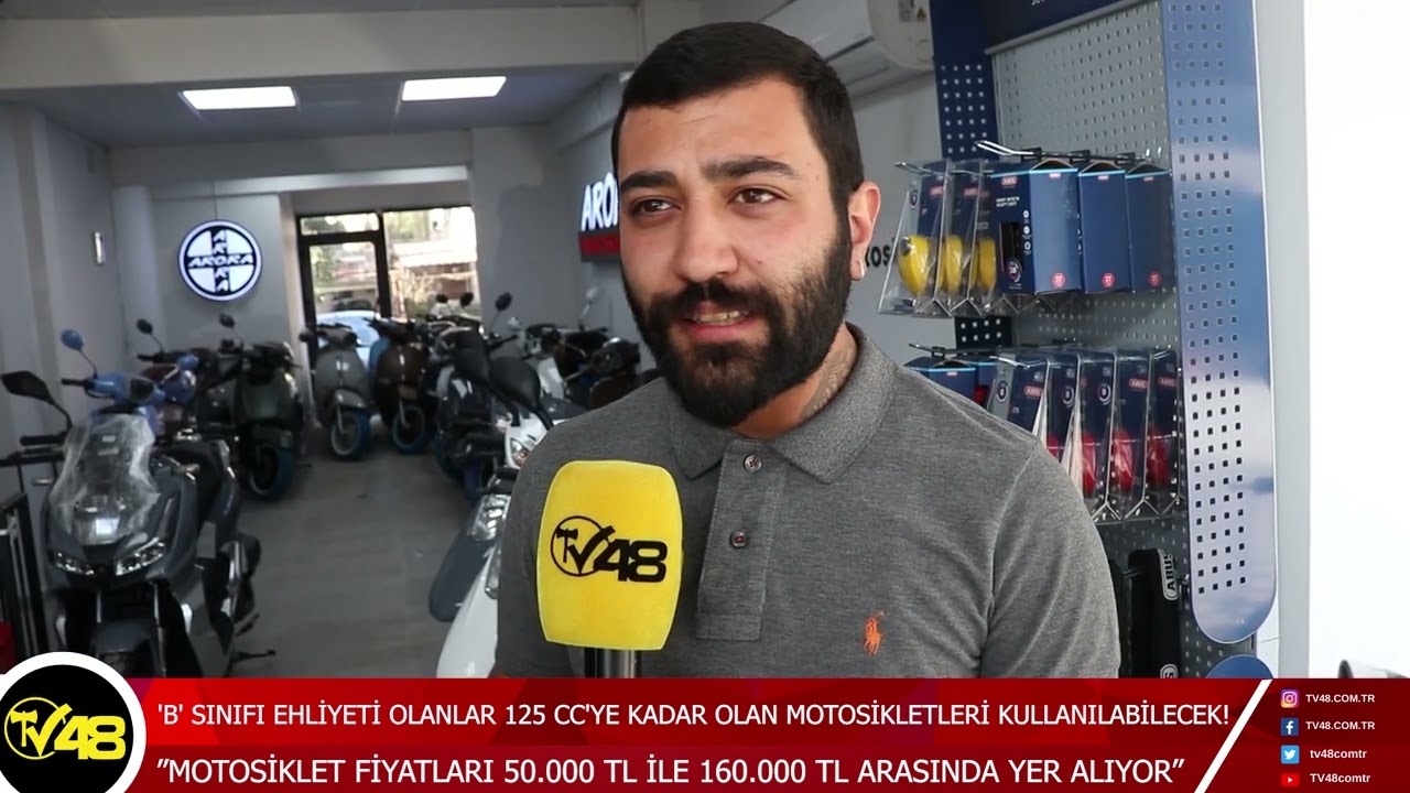'B' SINIFI EHLİYETİ OLANLAR 125 CC'YE KADAR OLAN MOTOSİKLETLERİ KULLANILABİLECEK!