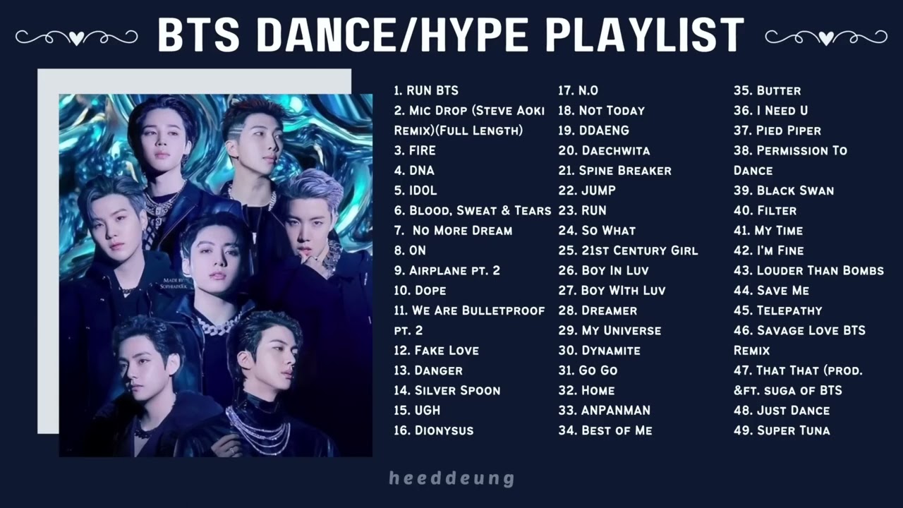 B T S   Dance Hype Playlist 2025