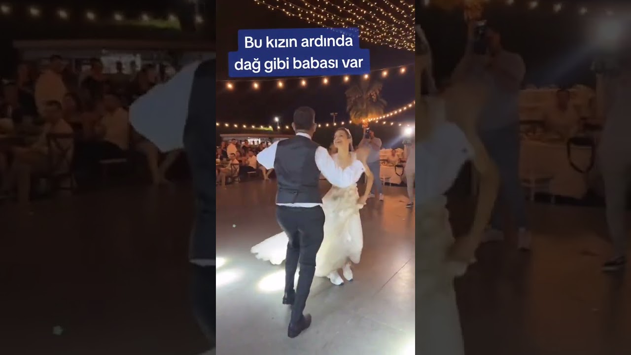 BABA KIZIN DÜĞÜN DANSI.. Gördüğüm en güzel atmosfer..#babakiz #baba #düğündansı #gelin