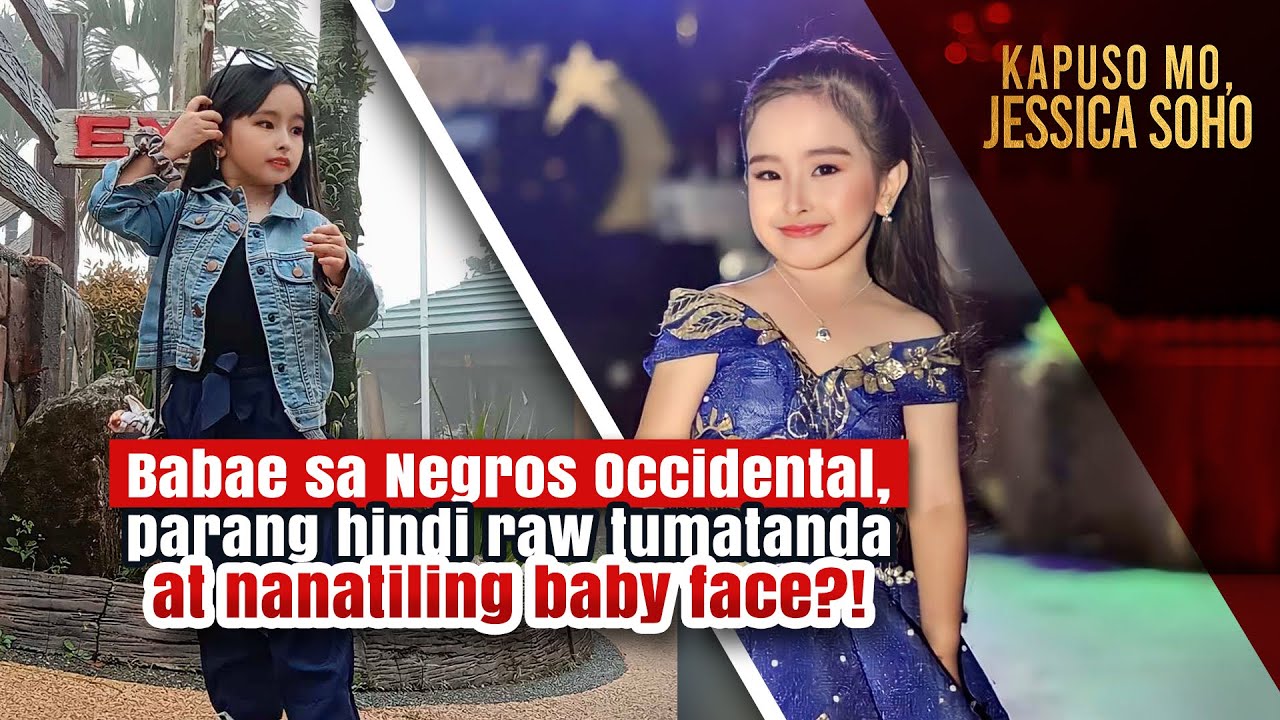 Babae sa Negros Occidental, tila hindi tumatanda at nanatiling baby face? | Kapuso Mo, Jessica Soho