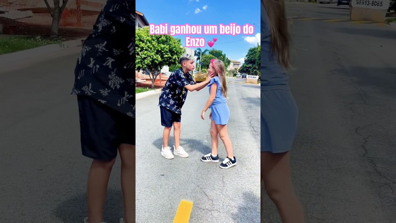 BABI GANHOU UM BEIJO DO ENZO🤭