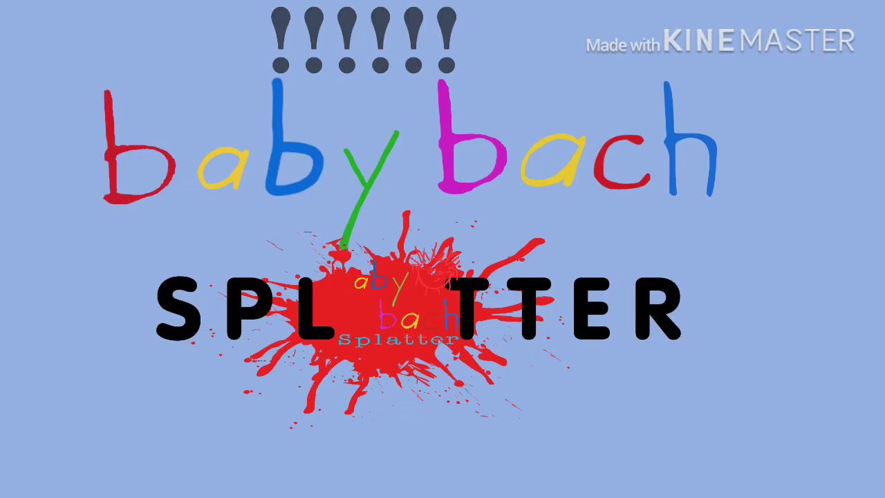 Baby Bach Splatter Logo (Pixar Version)