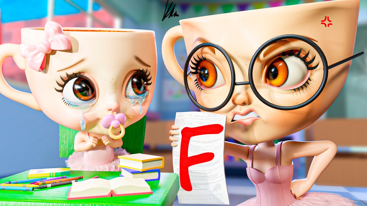 BABY BALLERINA CAPUCHINA at SCHOOL! Italian Brainrot Animation