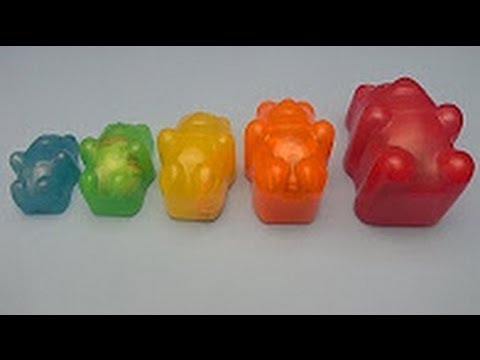 Baby Big Mouth's Top 5 Most Viewed Learn Sizes with Surprise Eggs! Gummy Bears Nesting Eggs!