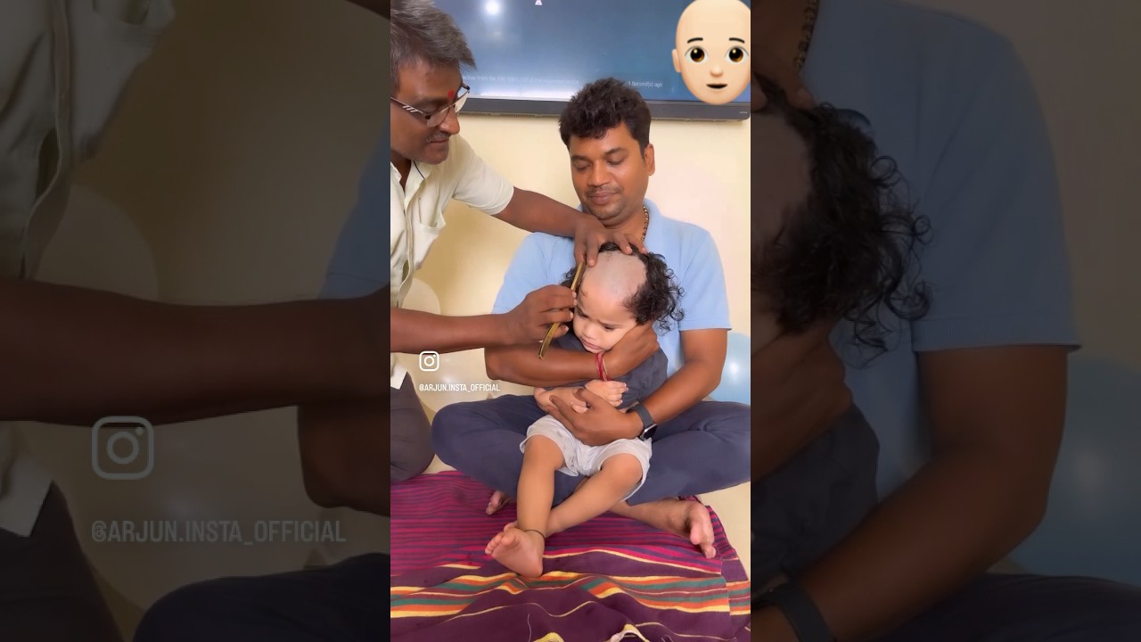 Baby boy’s Mundan #shorts #shortvideo #viral #mundan #ytshorts
