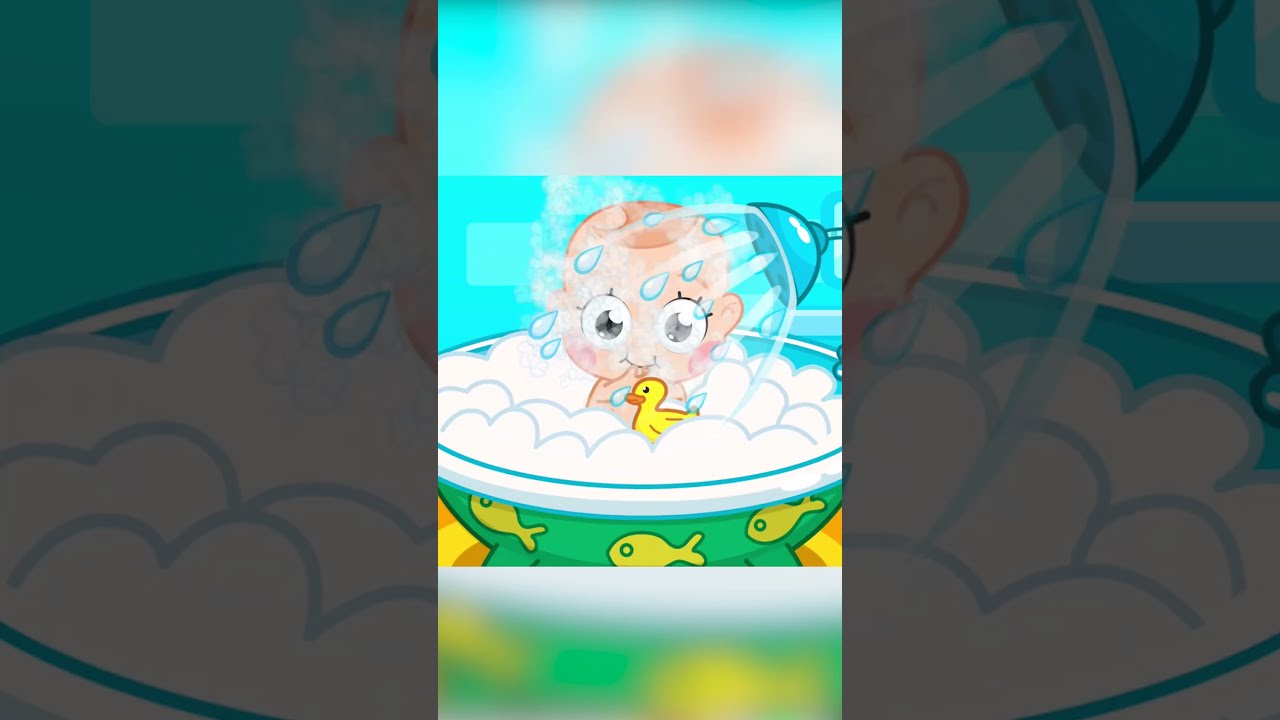 Baby care | Baby is washing #shorts