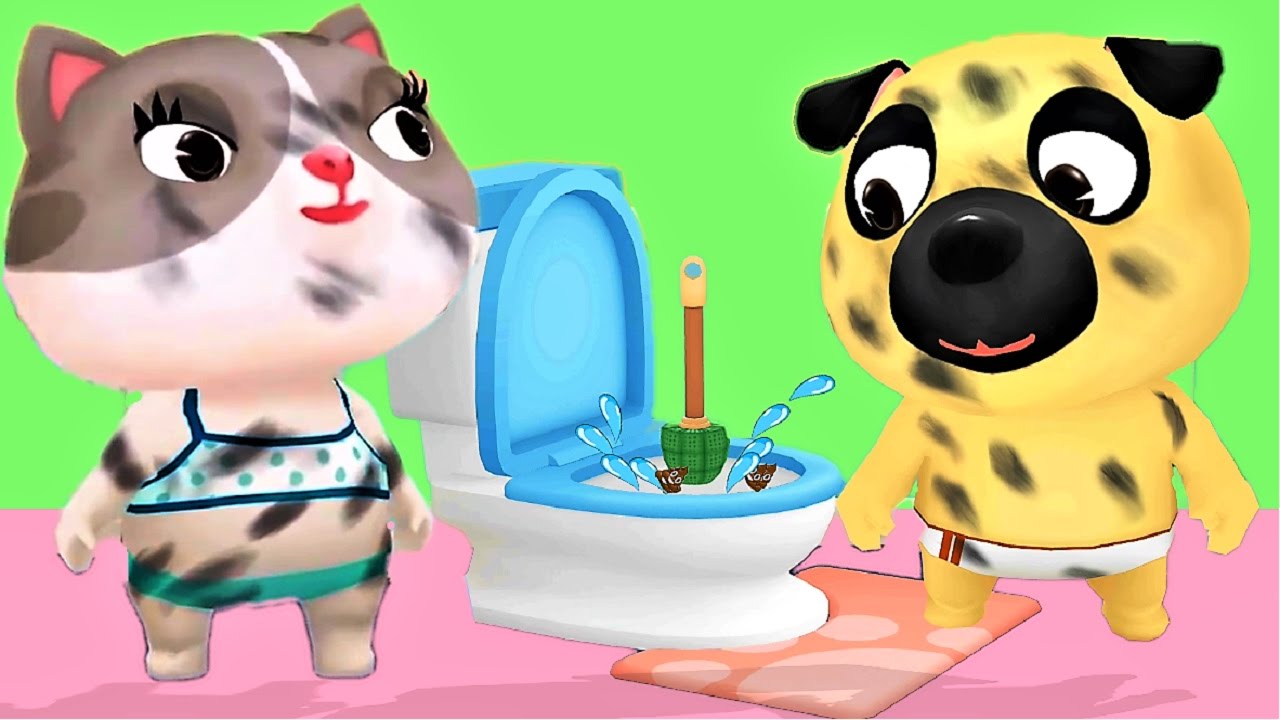 Baby Care Fun & Play Bath Time Toilet Training - Baby Care Kids Games