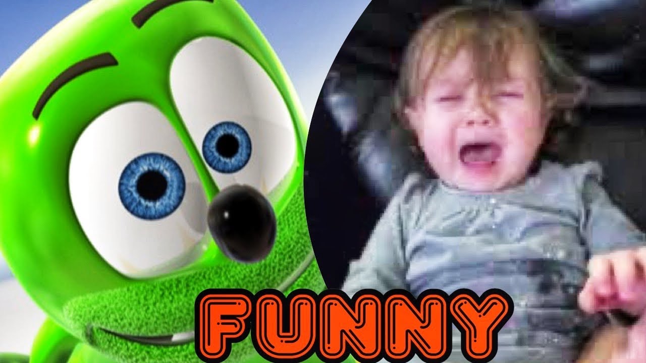 baby crying to gummy bear song