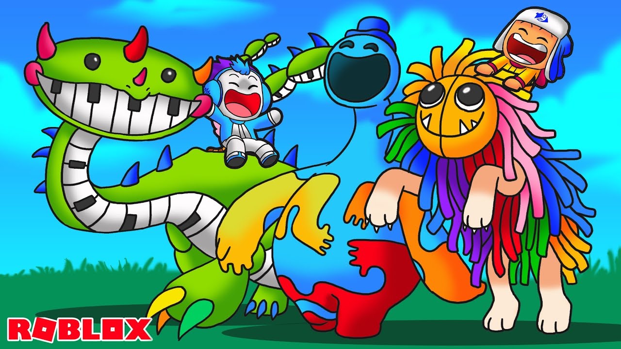 BABY DEL DAN MOCIL MAIN BARENG BONEKA YARNABY, PIANOSAURUS DAN DOEY DI ROBLOX!!