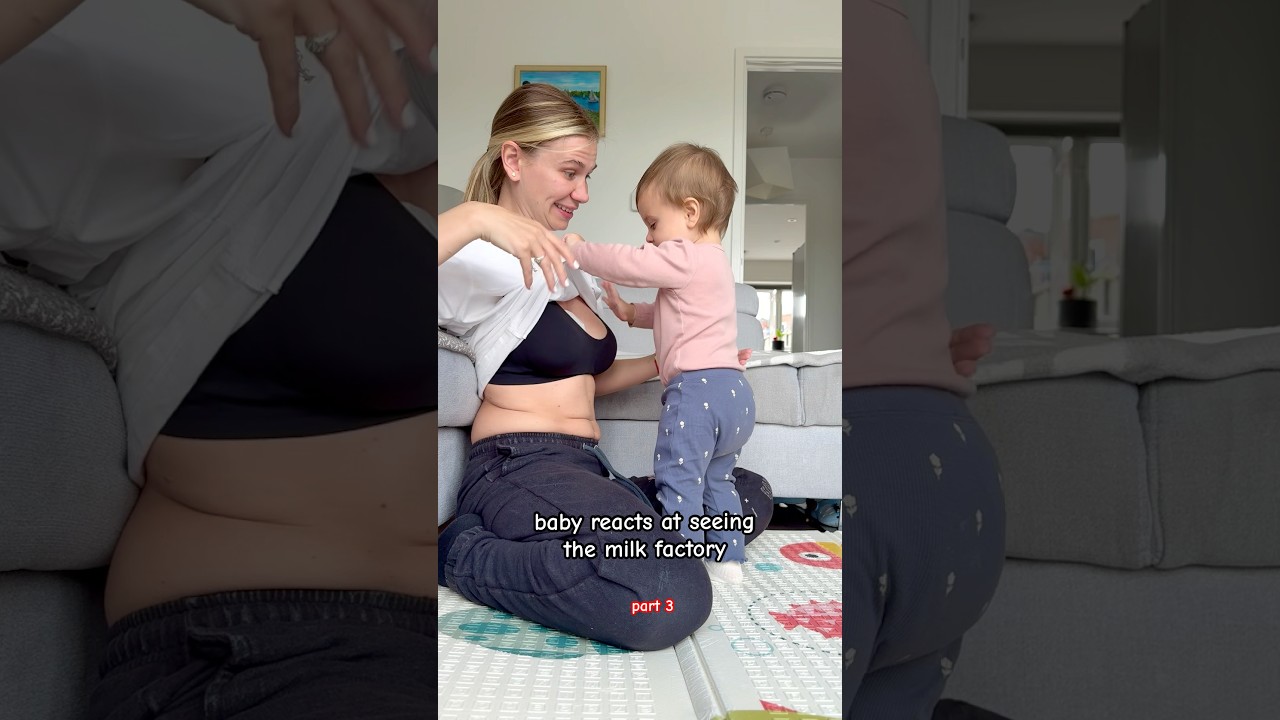 baby Esthis really wants mommy’s milk 🥹 #breastfeeding #baby #cute #reaction #shorts #viralshort