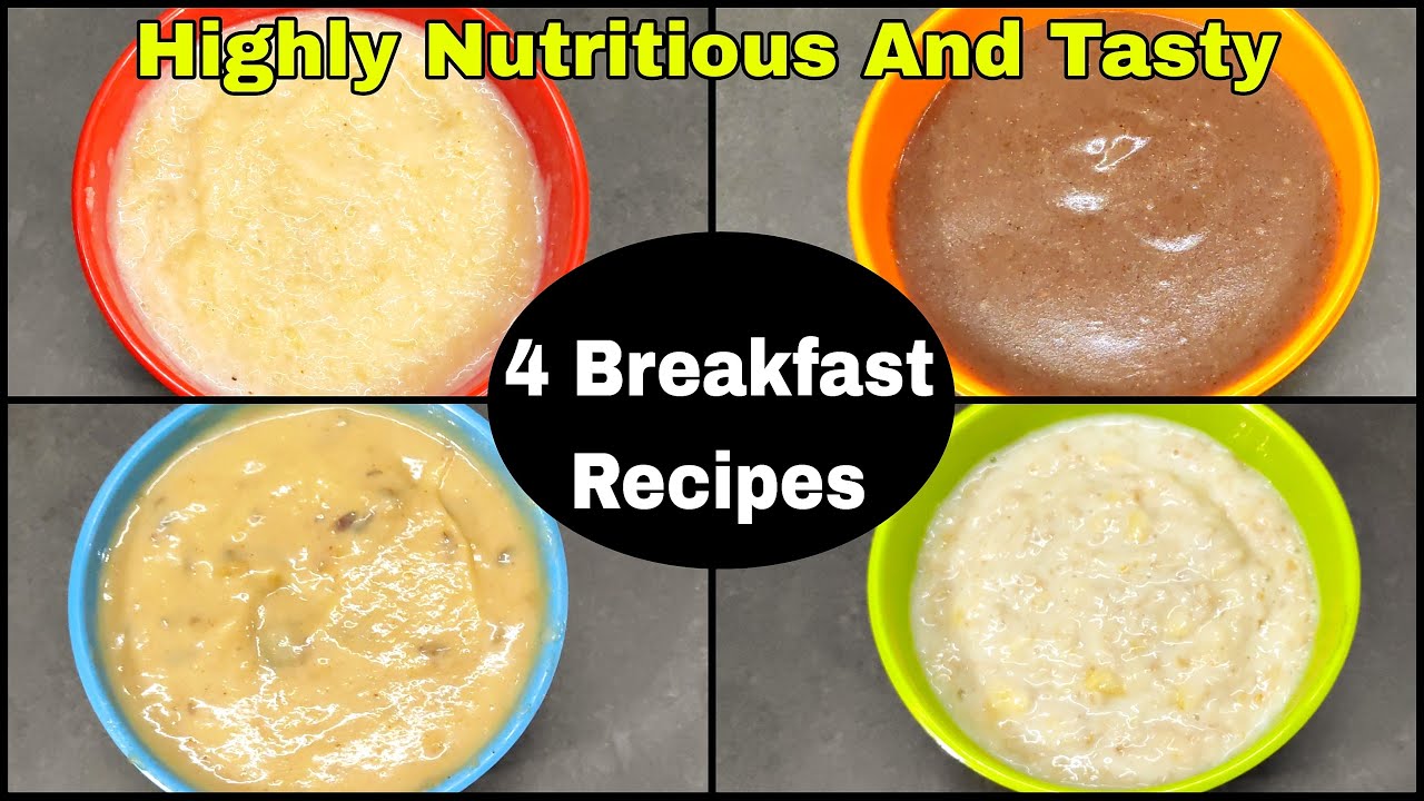Baby Food Recipes For 6 Months To 3 Years | Breakfast Recipes For Baby | Healthy Food Bites