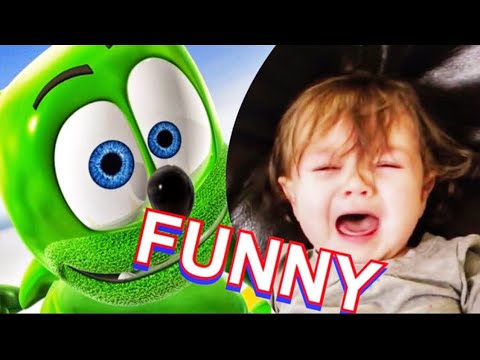 baby girl crying to gummy bear song - the original gummy bear video