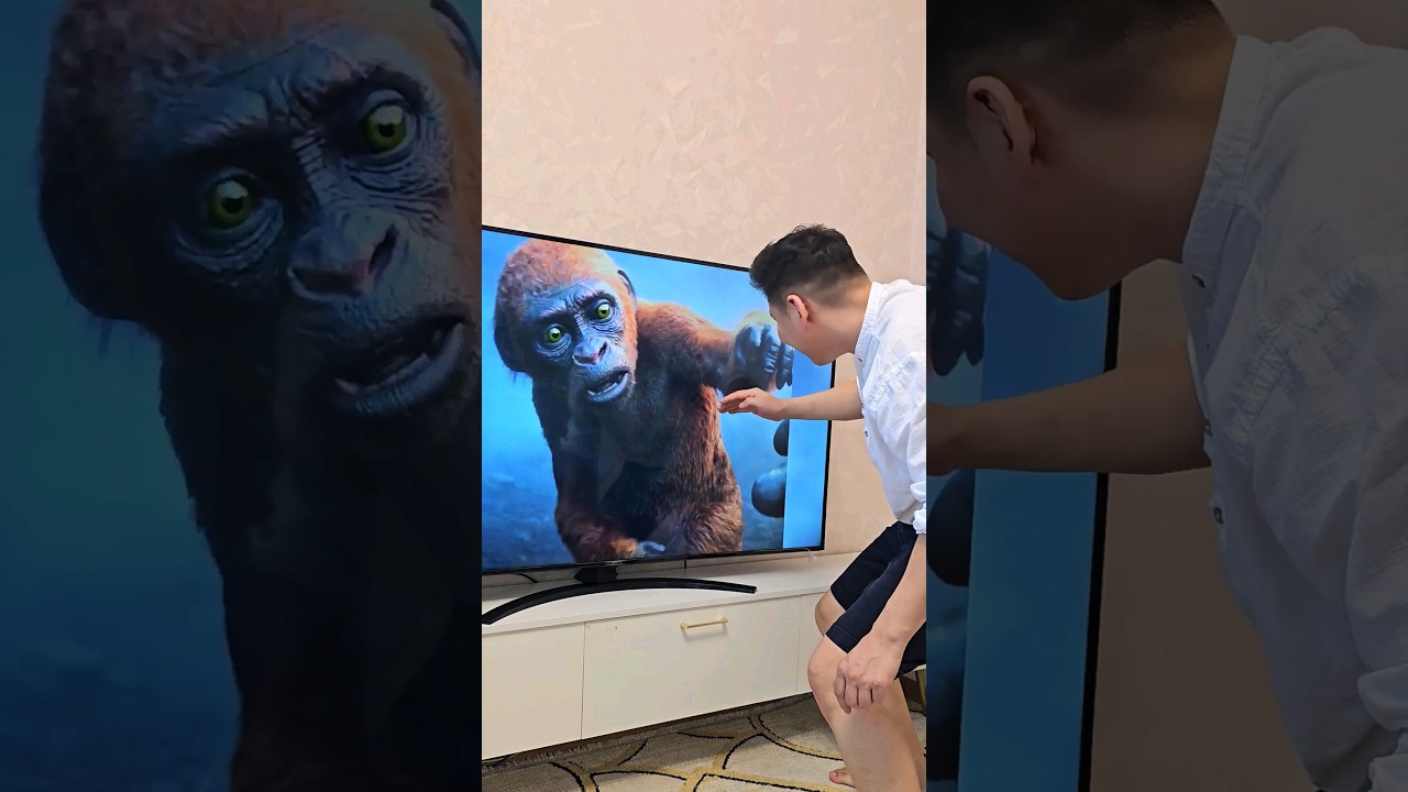 Baby Kong funny moment 😂🤣Godzilla x Kong- The New Empire 2024 #funny #viral #memes