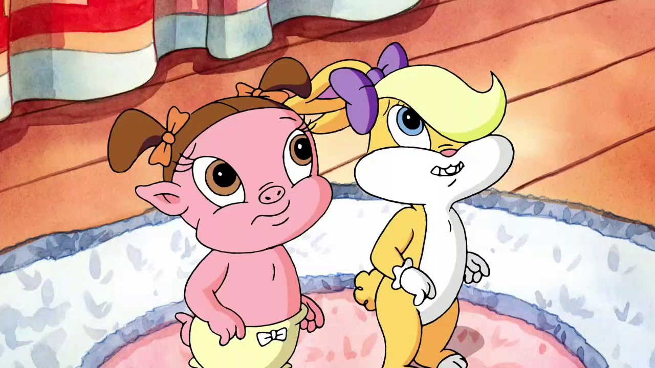 Baby Looney Tunes - Hair Cut - Ups - Mellisa, Lola and Pentunia making hair sytle for Lola